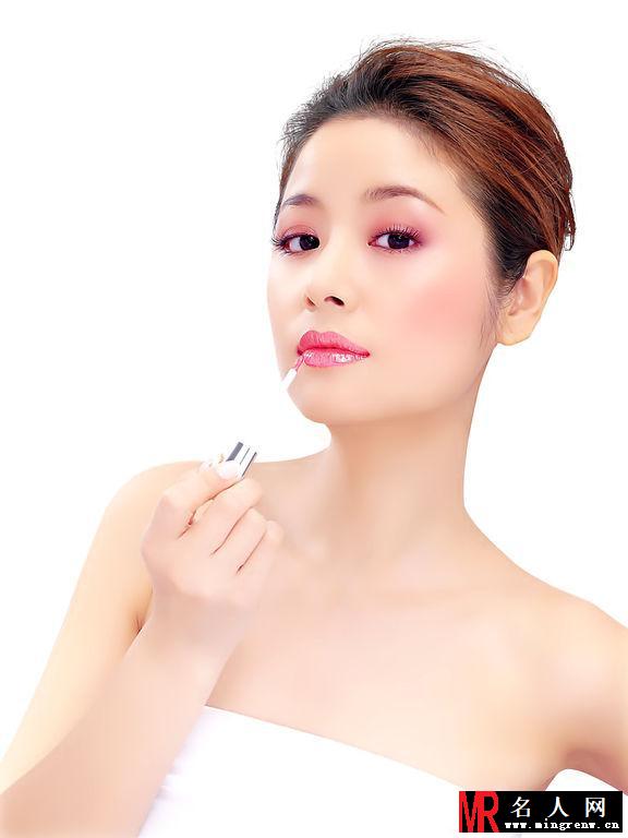 林心如代言彩妆品牌高清美照 甜美清纯不输范冰冰(1)