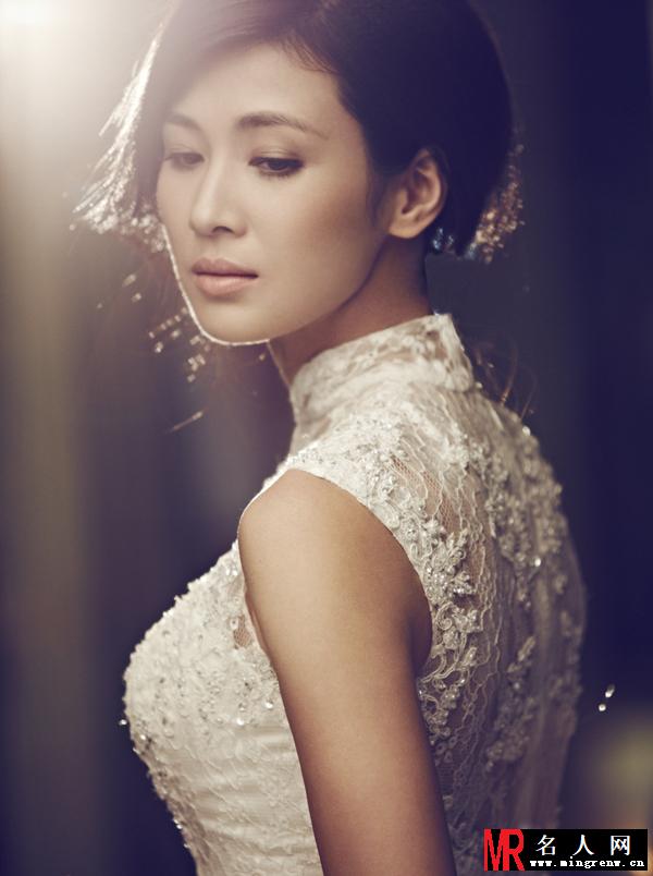 童蕾最新婚纱写真 娇羞惹人爱(1)