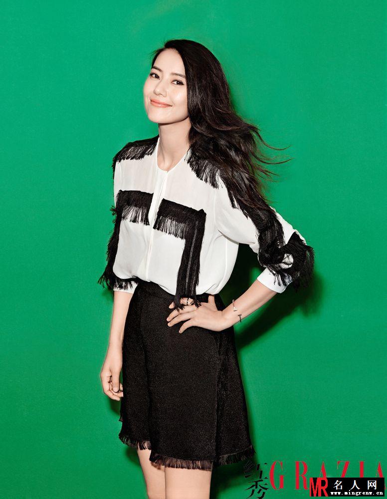 高圆圆登《红秀Grazia》杂志2014年12月号封面(1)