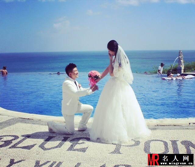 陈一冰迎娶单竞缇 唯美婚纱照令人称赞(1)