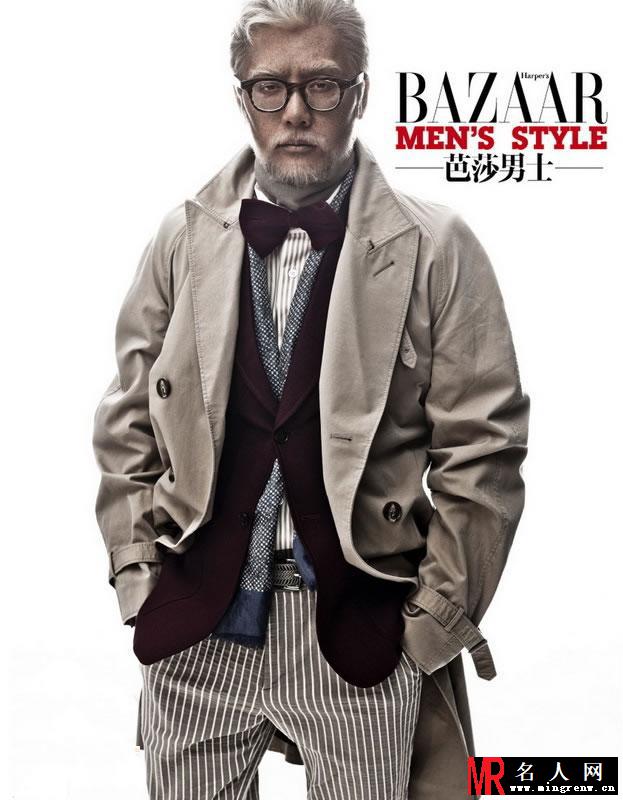 2012年04月冯绍峰《芭莎男士》写真全曝光 你从未见过的冯绍峰(1)