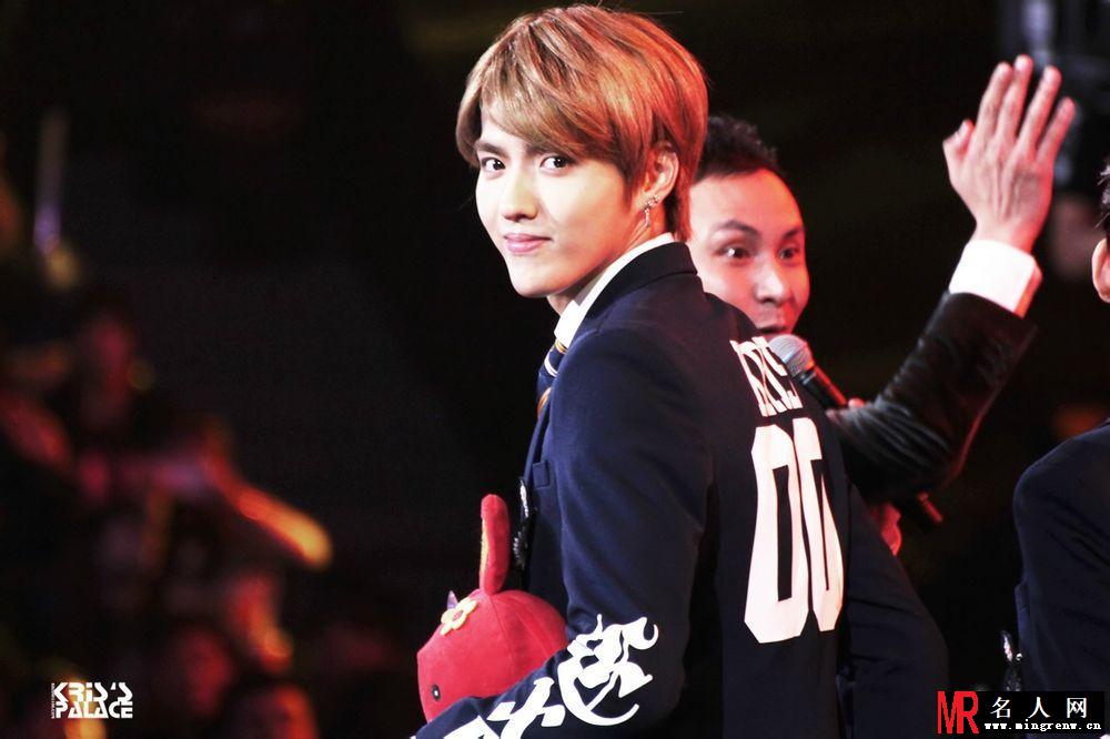 吴亦凡2013年上海演唱会帅气演唱 逆天颜值引众粉丝欢呼(1)