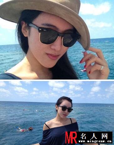 潘石屹美艳儿媳生活照 低胸爆乳引关注(1)