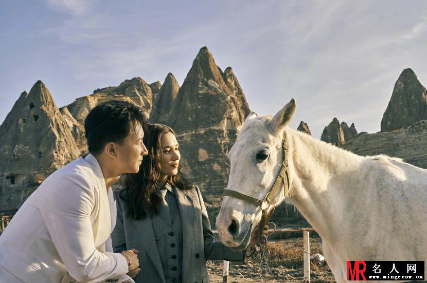 韩庚卢靖姗婚后合体登封 定格浪漫与幸福(1)