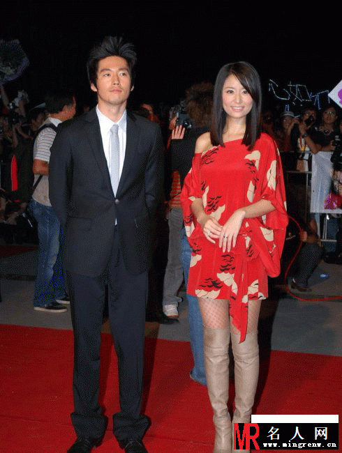 《功夫盛典》红地毯林心如长发秀美小露香肩(1)