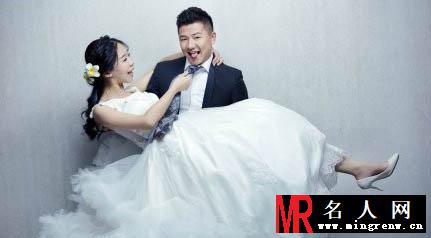 陈一冰迎娶单竞缇 唯美婚纱照令人称赞(1)