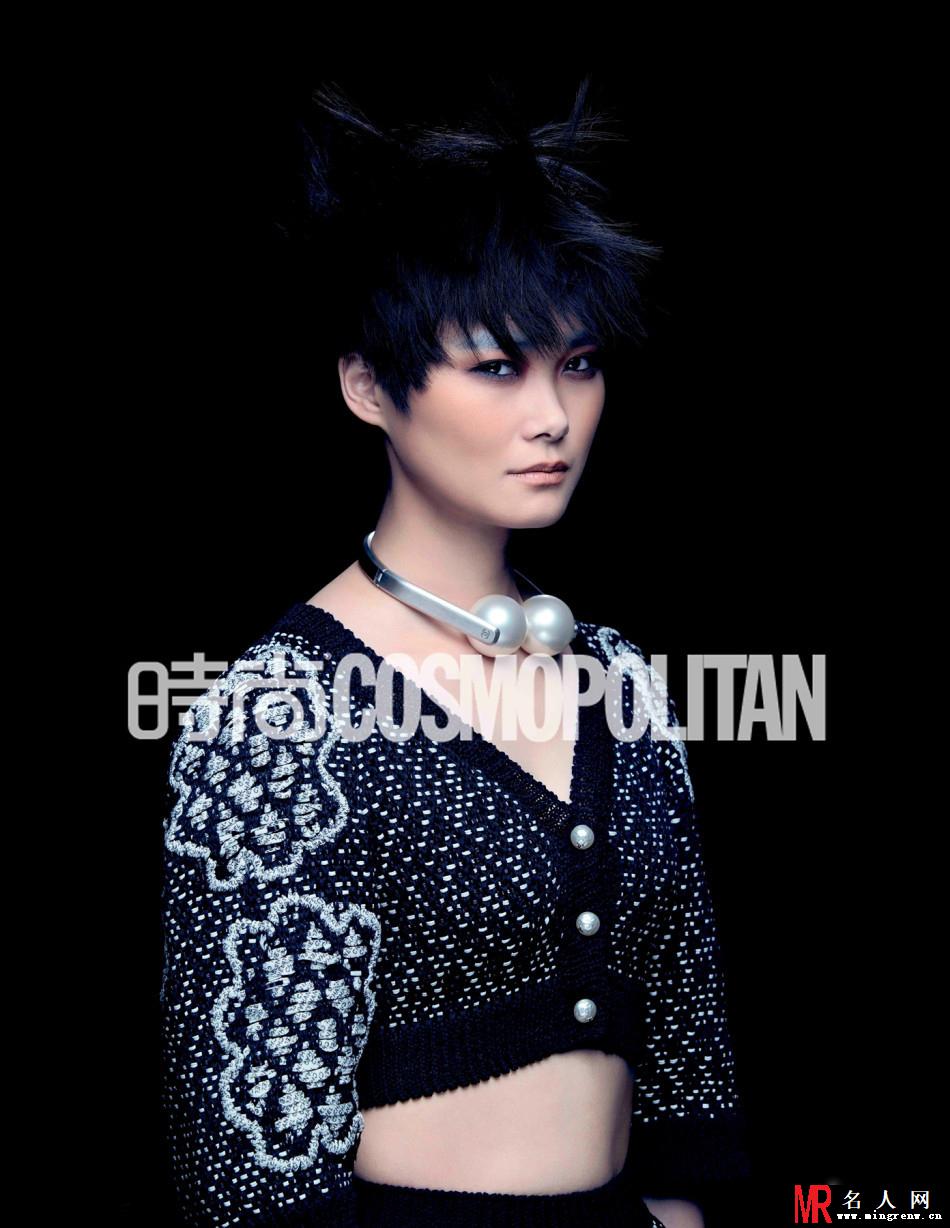 李宇春魅惑写真曝光 艳丽色彩秀时尚(1)