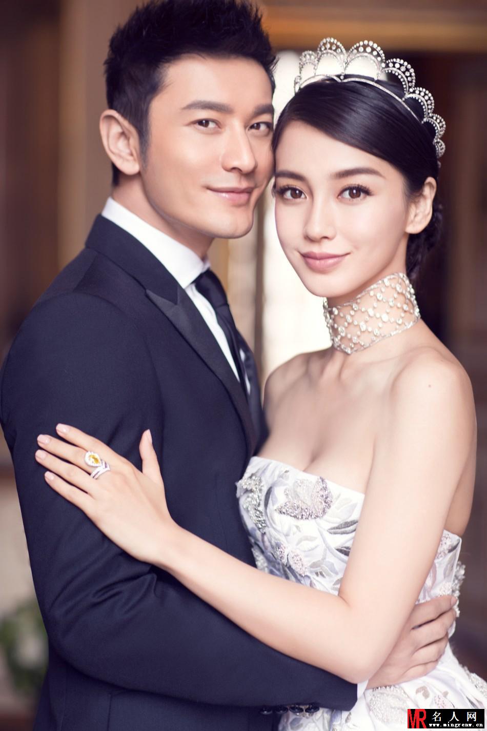 黄晓明Angelababy婚纱照曝光 浪漫甜蜜(1)