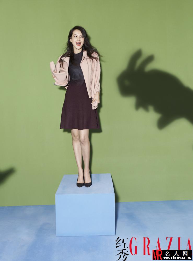 高圆圆登《红秀Grazia》杂志2014年12月号封面(1)