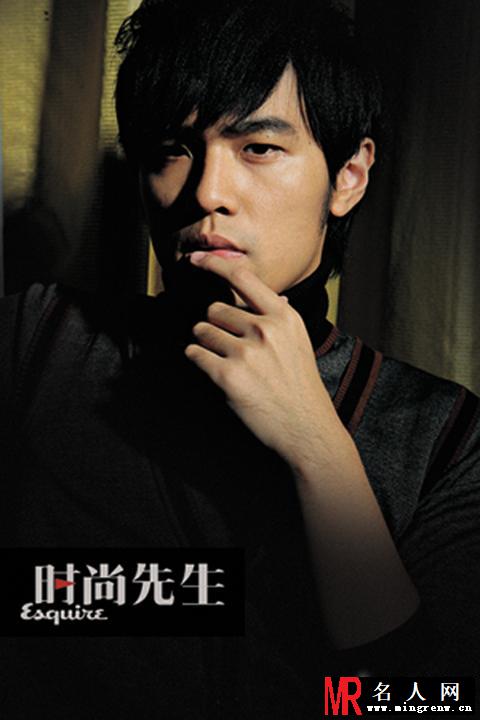 周杰伦《时尚先生》写真 变深沉稳重男人(1)