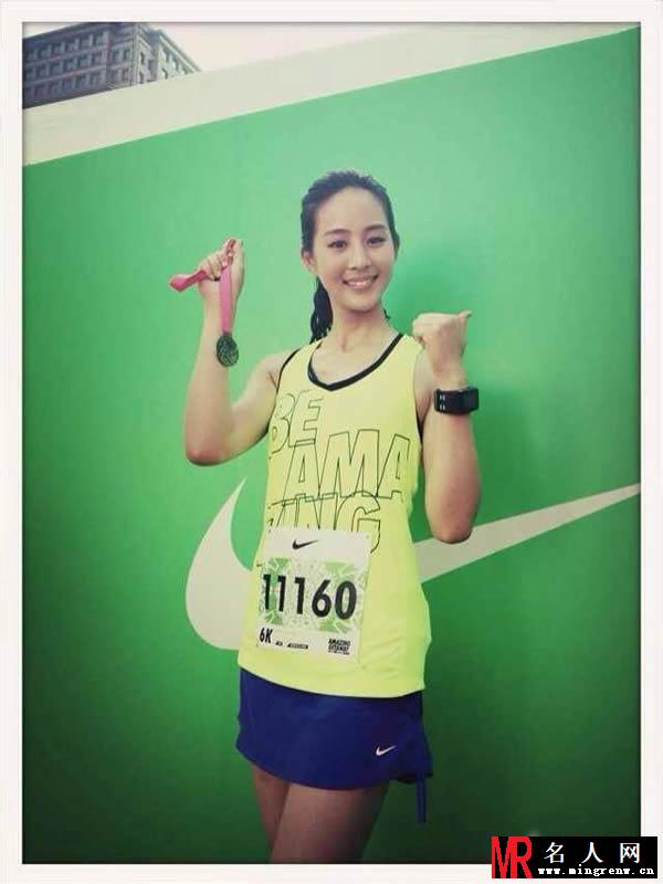 张钧甯出席2013Nike女生运动节 活力十足(1)