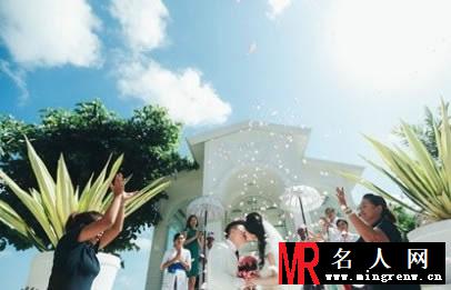 陈一冰迎娶单竞缇 唯美婚纱照令人称赞(1)