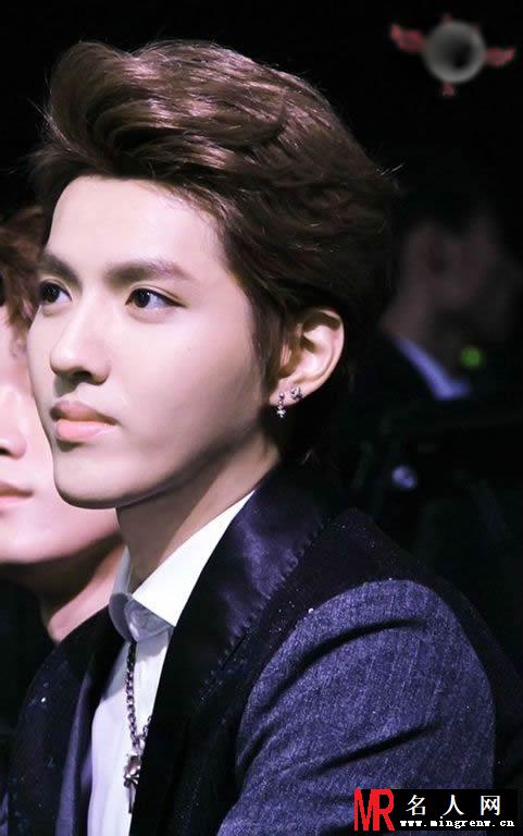 吴亦凡2013年百度沸点获奖 手持奖杯帅气发表获奖感言(1)