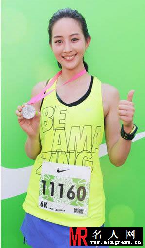 张钧甯出席2013Nike女生运动节 活力十足(1)
