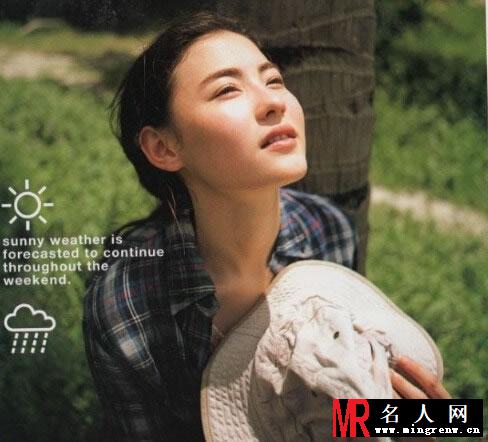 张柏芝19岁青春写真 明眸皓齿清纯动人(1)
