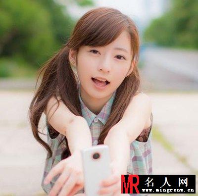 萌妹子杉野静香网络爆红 双马尾造型引热议(1)