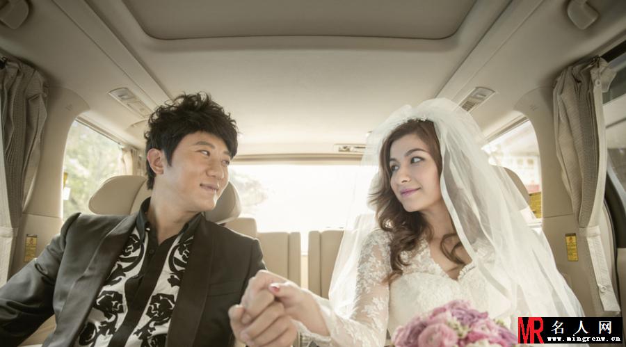 关喆结婚照曝光 美艳混血娇妻获赞(1)