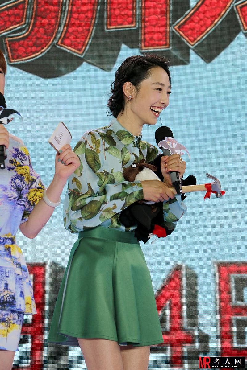 白百何现身驯龙高手2发布会 为阿丝翠德配音(1)