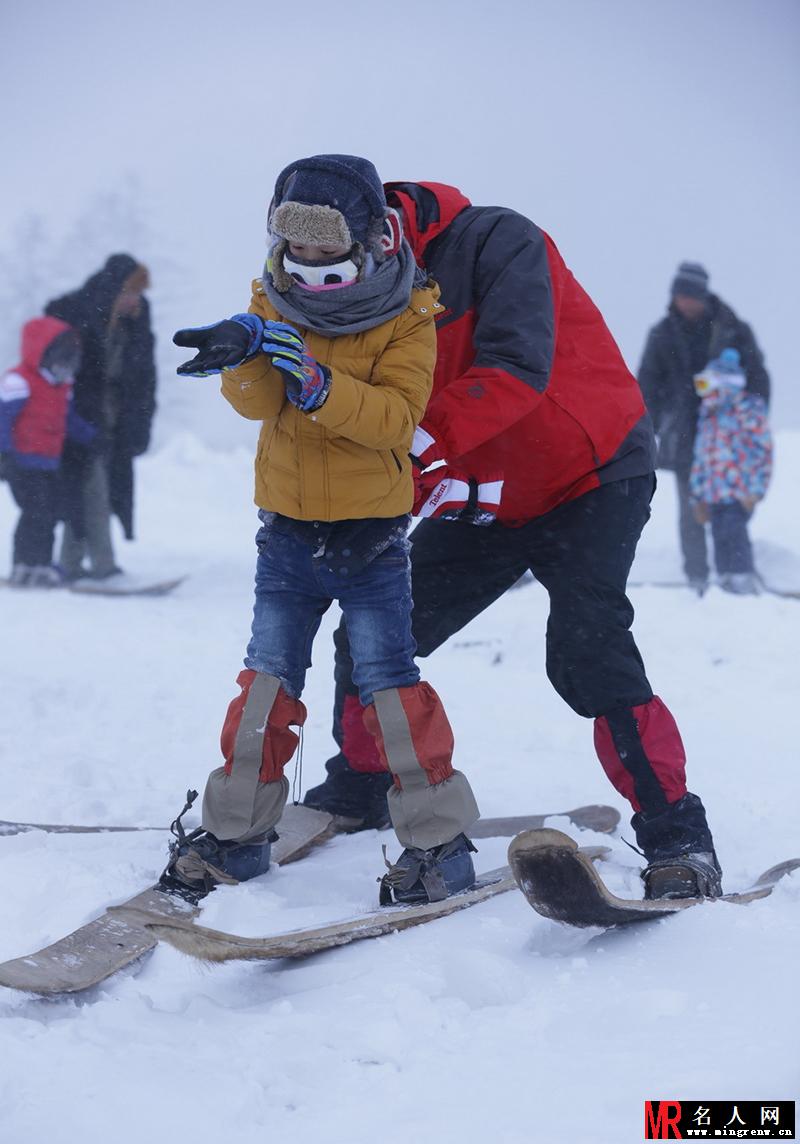 爸爸去哪儿最后一集海量剧照 体验雪乡酷寒生活(1)