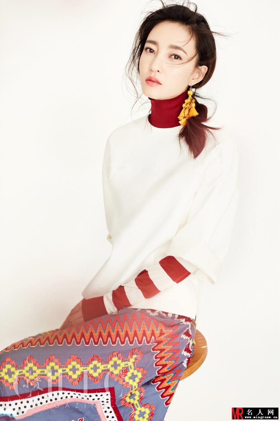 王丽坤某杂志写真 素颜女神清新美艳(1)