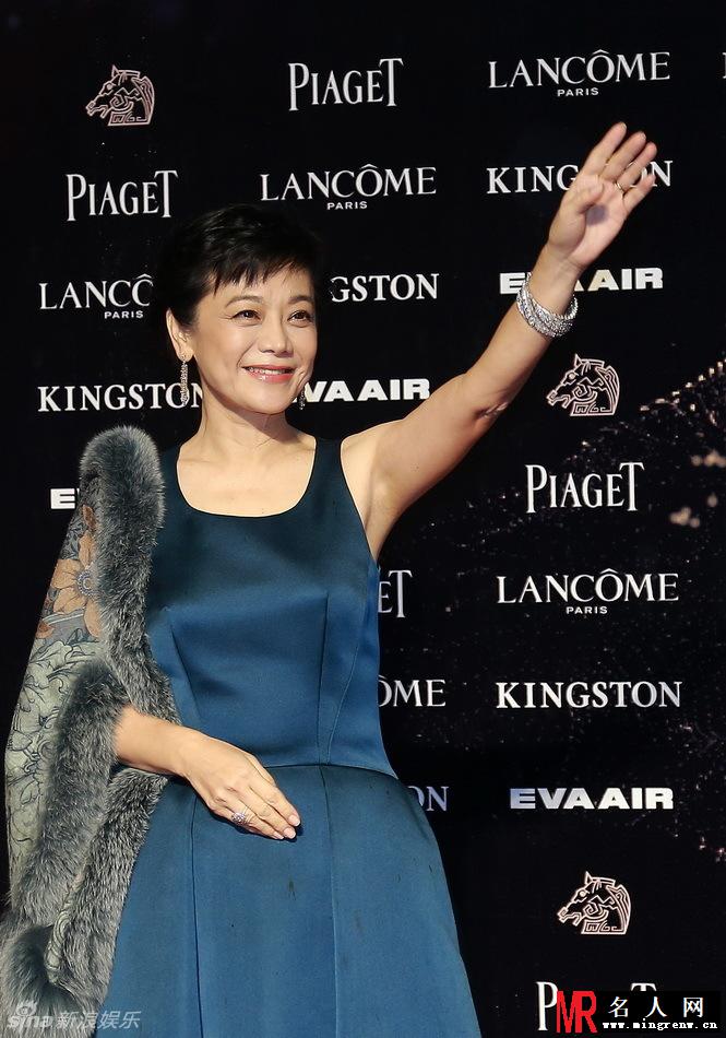 金马红毯群星闪耀 女神林志玲舒淇拼性感(1)