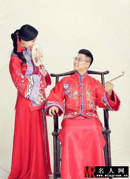 陈一冰迎娶单竞缇 唯美婚纱照令人称赞(1)