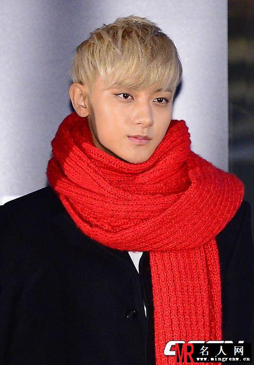 2013年12月EXO帅气亮相Ender’s Game现场黄子韬图片(1)