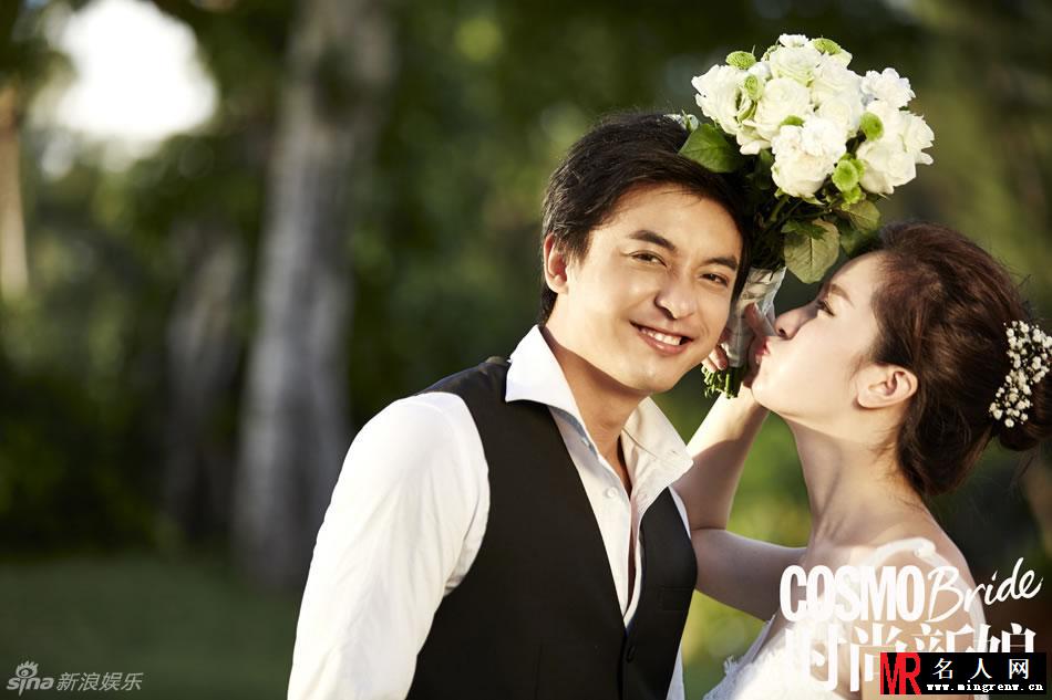 李佳航李晟浪漫婚纱照 深情相望甜蜜升级(1)