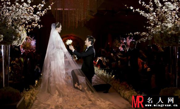 高梓淇蔡琳完婚 梦幻婚礼令人向往(1)