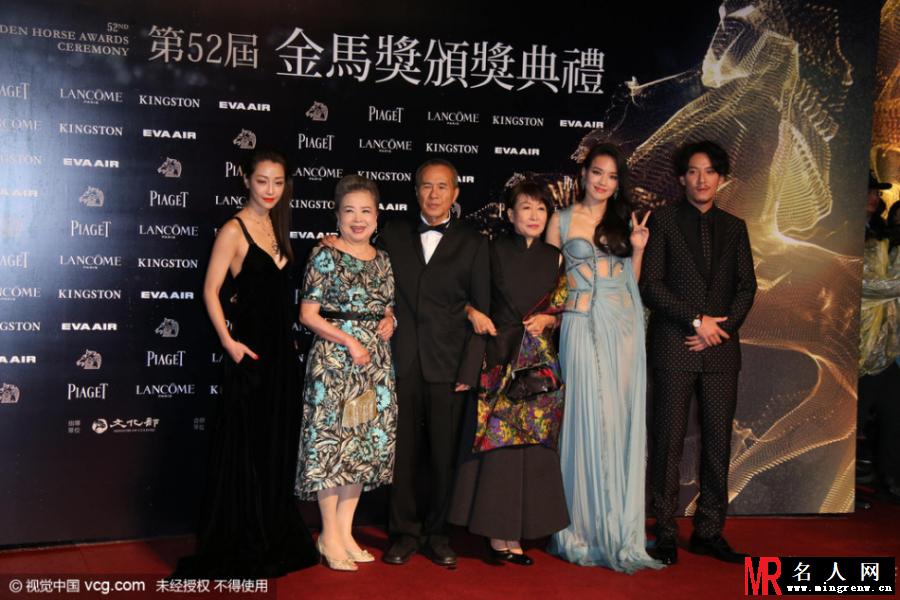 金马红毯群星闪耀 女神林志玲舒淇拼性感(1)