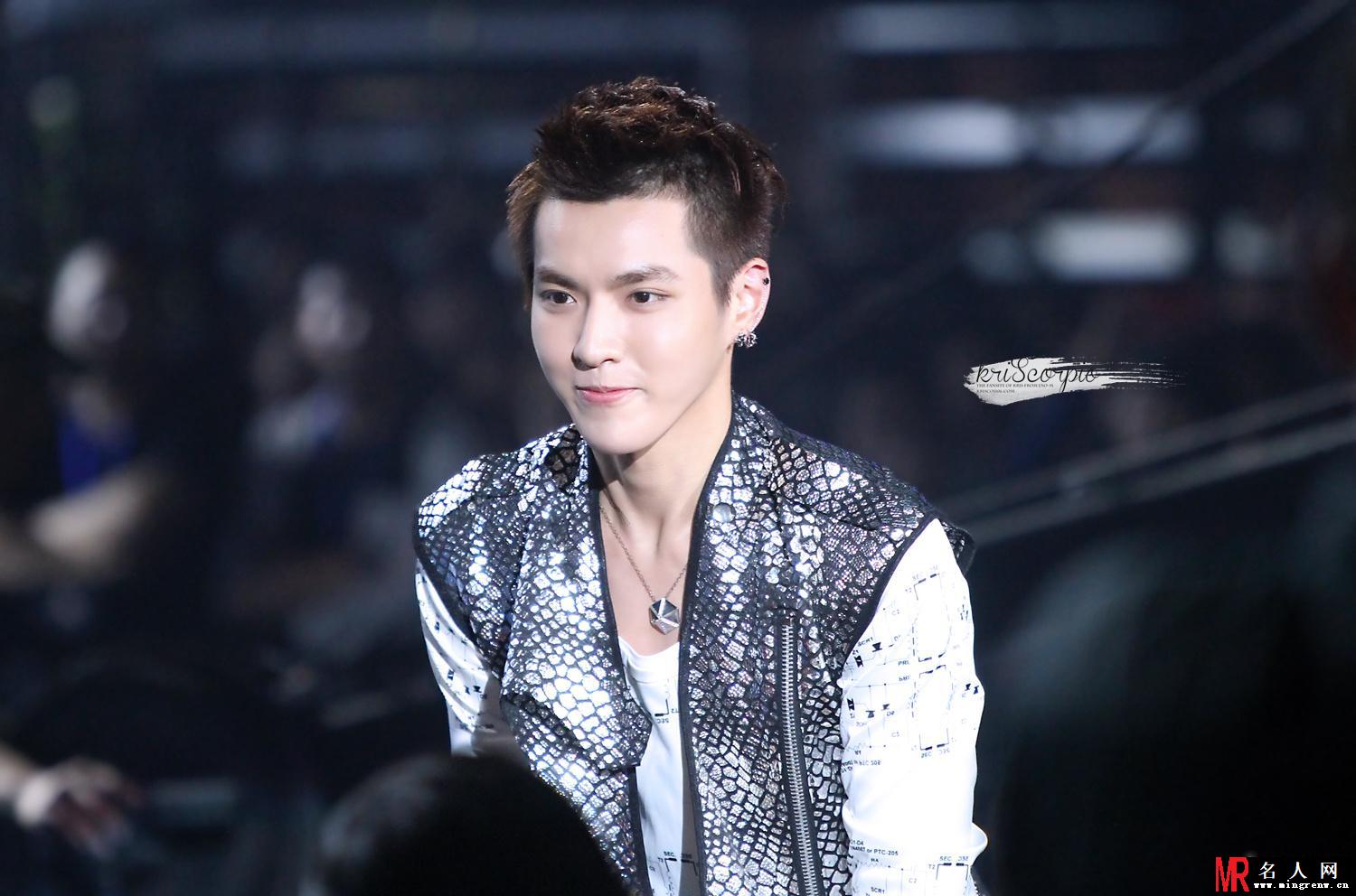 2013年EXO音乐风云榜表演吴亦凡图片 颜值太高引爆全场(1)