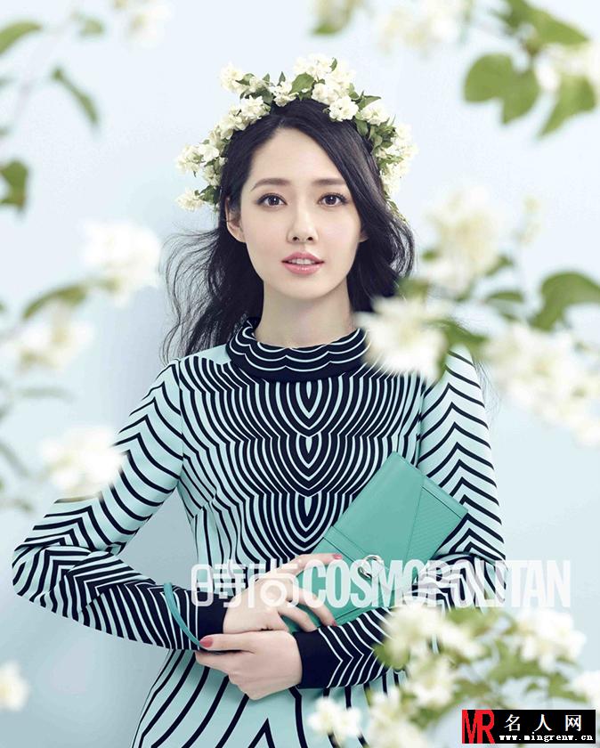 郭碧婷时尚大片 化身花仙子优雅动人(1)