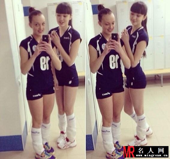 哈萨克17岁女排爆红 120大长腿引垂涎(1)