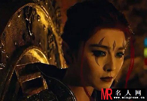 范冰冰X战警最新剧照 红发绿眼妩媚妖艳(1)