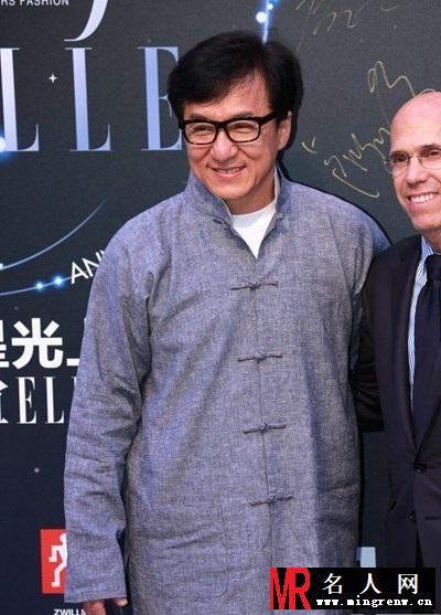 成龙杨幂陈赫等明星亮相《华谊兄弟ELLE之夜》(1)