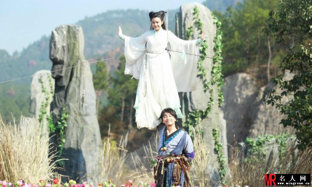 新《神雕侠侣》陈晓花絮照第一波 陈晓片场花絮剧照(1)