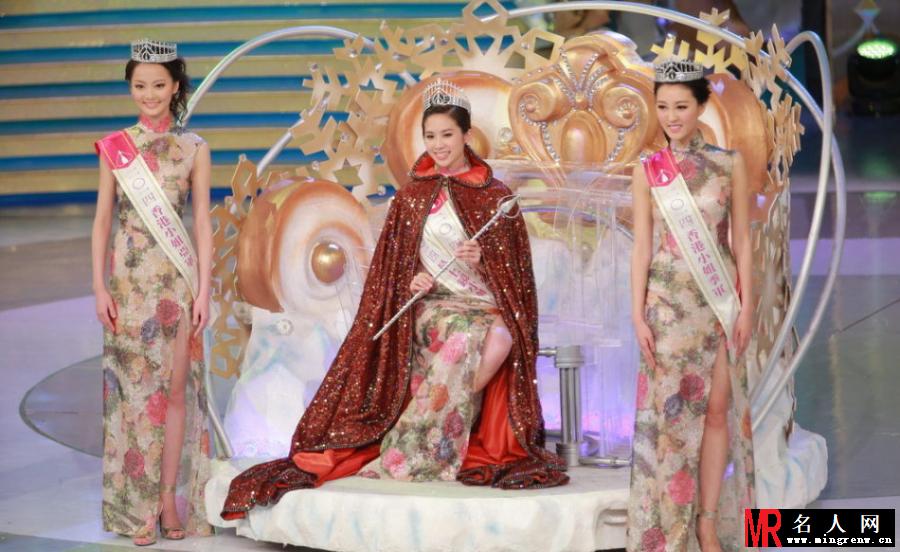 2014港姐邵珮诗夺冠 招牌笑容甜美亲切(1)