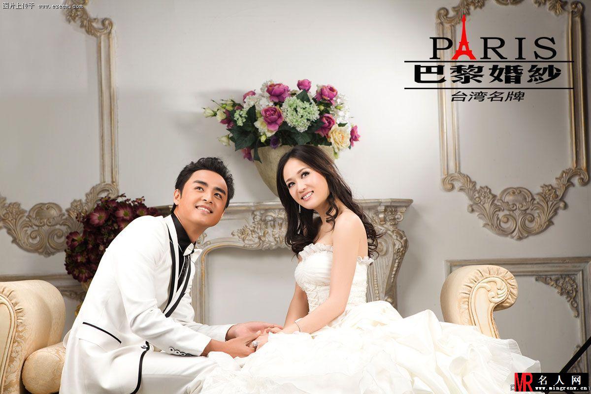 陈乔恩明道再携手 寒冷冬日拍甜蜜婚纱照(1)