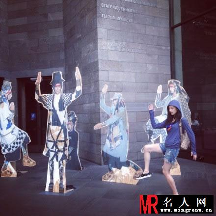 倪妮2014墨尔本之旅生活照 活泼好动享受生活(1)