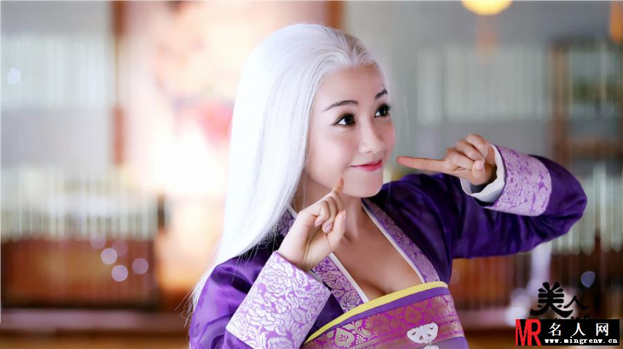 美人制造剧照 杨蓉白发卖萌(1)
