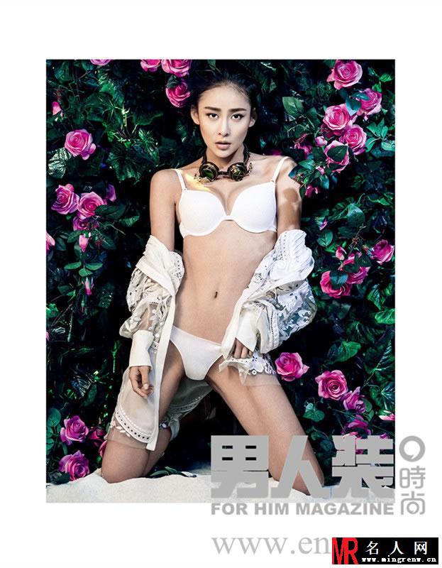 贾青拍男人装性感写真 化身SM女王(1)