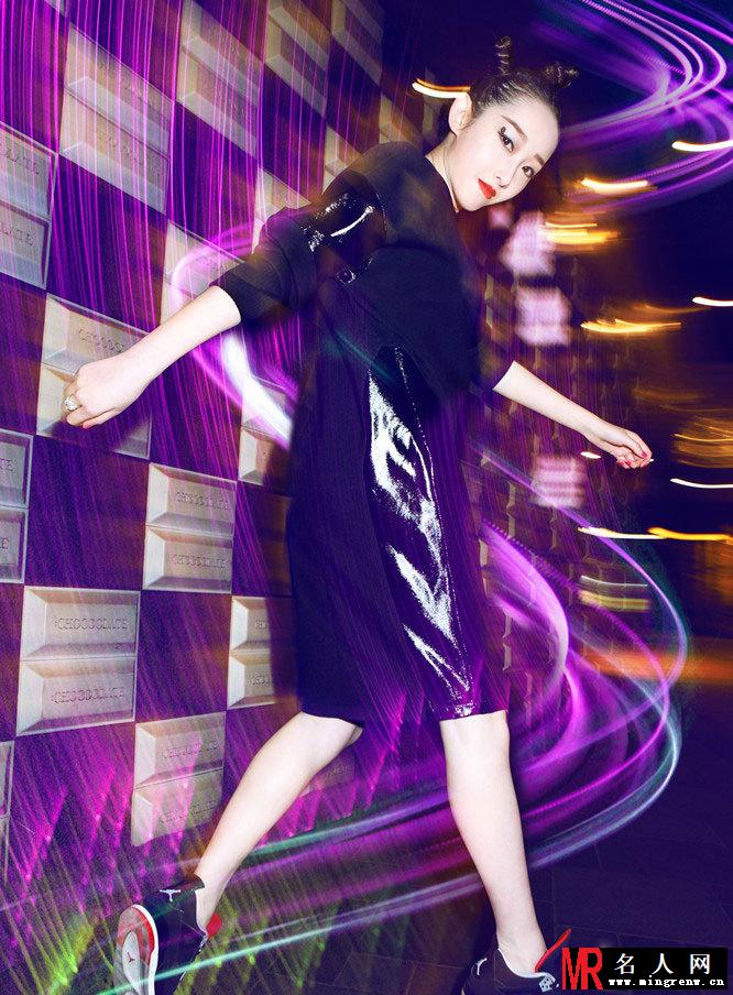 蒋梦婕视觉系大片 玩转霓虹叛逆少女(1)