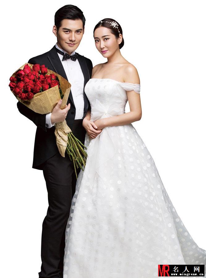 严屹宽杜若溪浪漫婚纱秀恩爱 甜蜜互动俏皮可爱(1)