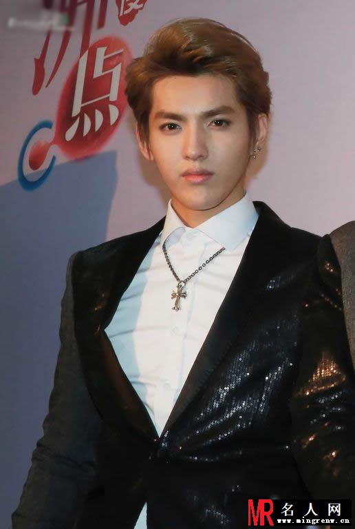 吴亦凡2013年百度娱乐沸点与EXO团队兄弟出席 帅气逆天颜值引欢呼(1)