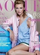 泰勒·斯威夫特罕见短发造型登Vogue封面(14P)