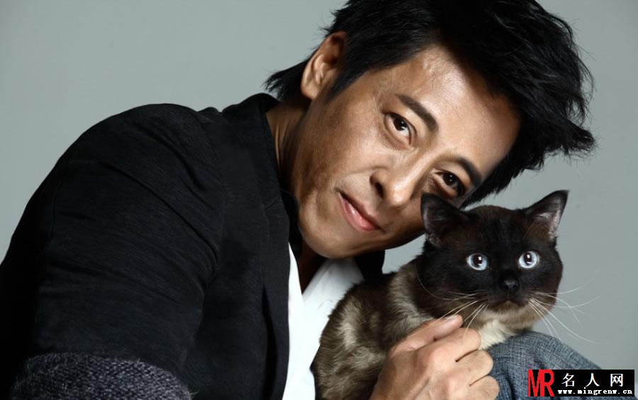 吕颂贤宠物写真 尽显暖男本色(1)