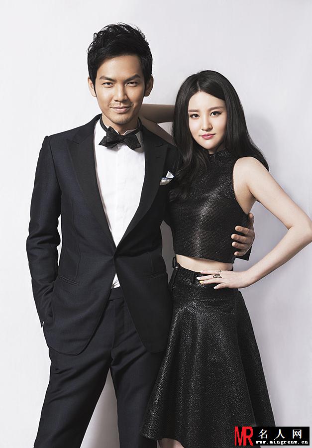 钟汉良刘小小情侣写真 摩登潮搭尽显时尚(1)