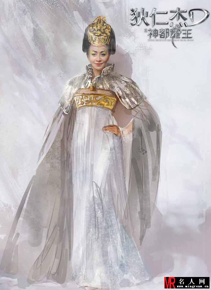 狄仁杰2曝手绘造型图 Angelababy性感琵琶秀(1)