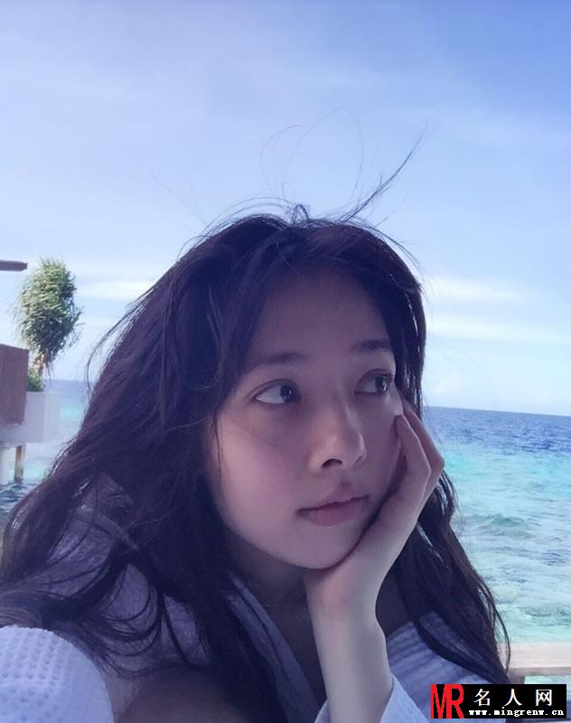 郭碧婷素颜照曝光 青春活力小清新(1)