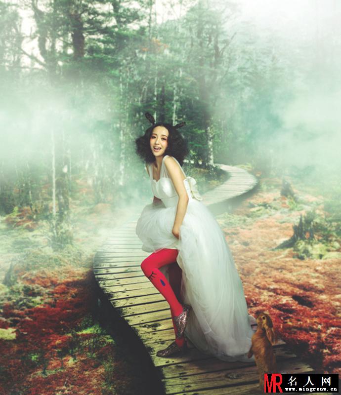 佟亚丽梦幻仙境写真 宛如精灵(1)